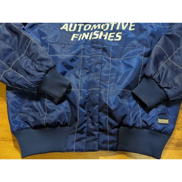 Vintage 90s Chase Authentics Jeff Gordon Dupont #24 NASCAR Jacket Women's Sz L - Picture 2 of 11